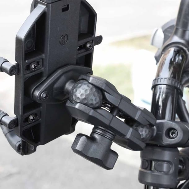 תושבת לסמארטפון מסוג Octopus לכידון אופנוע - OsoPro ,תפס כידון O