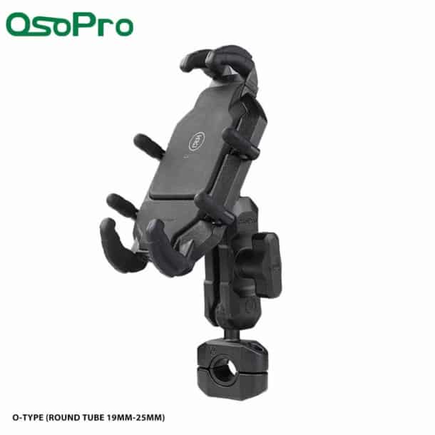 תושבת לסמארטפון מסוג Octopus לכידון אופנוע - OsoPro ,תפס כידון O