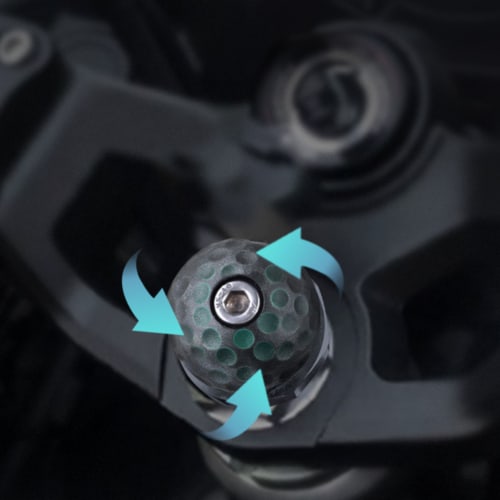 תושבת תפוח למראה לאופנועי ספורט OsoPro bottom mount